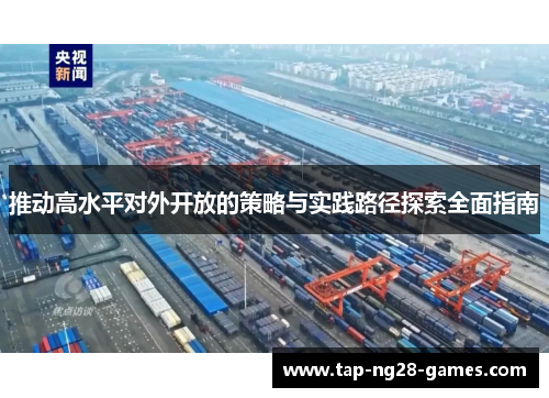 推动高水平对外开放的策略与实践路径探索全面指南